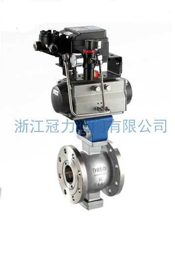 V型球閥：零部件少，使用操作方便！