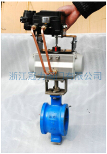 氣動V型調節球閥的兩種動作原理？